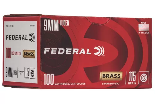 Federal C3090A Champion 30 Super Carry 90 gr Full Metal Jacket (FMJ) 50 Per Box/20 Cs