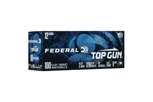 Federal Top Gun 12 GA #8 100-Rounds 2.75"