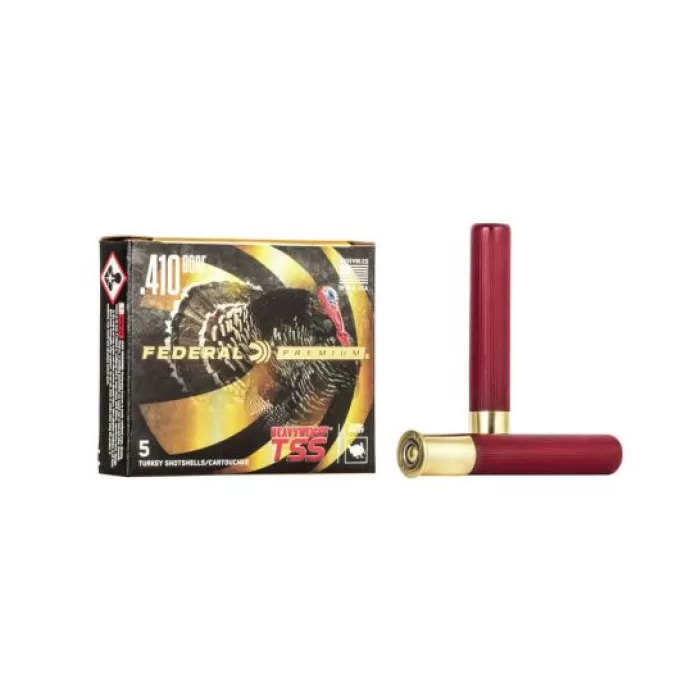 Federal TSS 3" 13/16 oz #9 Shot .410 Ammunition, 5 Rounds - PTSS419F 9 Federal TSS 3" 13/16 oz #9 Shot .410 Ammunition, 5 Rounds - PTSS419F 9