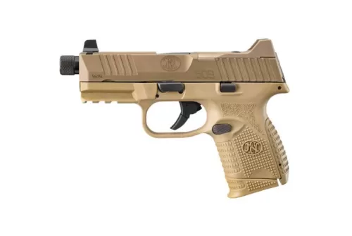 FN 509C Tactical 9mm Pistol 24rd 4.32", FDE - 66-100780