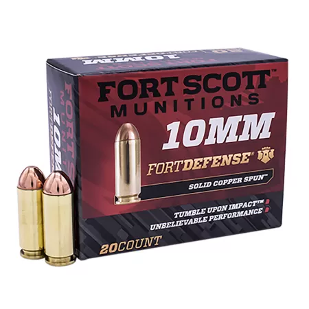Fort Scott Munitions TUI 10MM ACP, 124gr, SCS - 20 Rounds [MPN: 10MM-124-SCV]