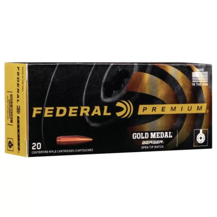 Federal Premium Gold Medal 215 gr Berger Hybrid .300 Win Mag Ammo, 20/box - GM300WMBH1 Federal Premium Gold Medal 215 gr Berger Hybrid .300 Win Mag Ammo, 20/box - GM300WMBH1