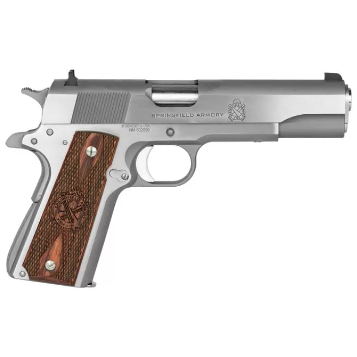 Springfield Armory Mil-Spec Stainless .45 ACP 5" Barrel 7-Rounds Springfield Armory Mil-Spec Stainless .45 ACP 5" Barrel 7-Rounds