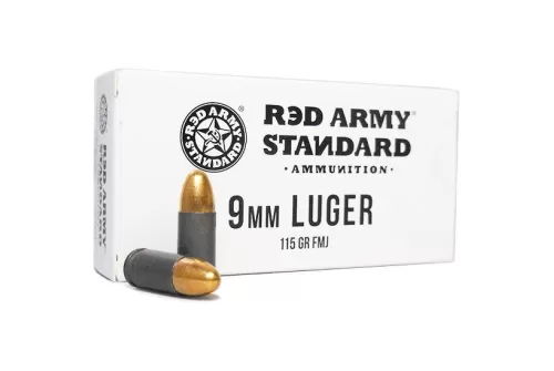 RED ARMY 9MM LUGER 115GR 1000RD (20 Boxes) CASE LC FMJ AM3091 CASE