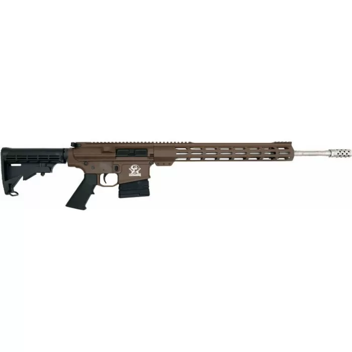 GLFA Gl-10 RIA 6.5 Creedmoor, 20" Barrel, Buck Brown Finish, Optics Ready, 10rd