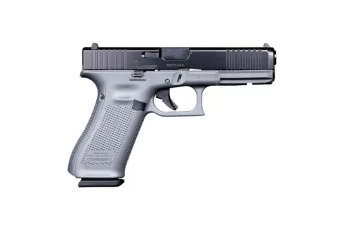 Glock 17 Gen 5 FS 9mm Pistol, Concrete Gray/Black - ACG-57016