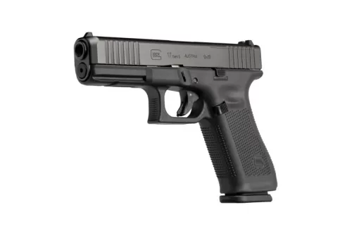 Glock 17 Gen 5 FS MOS 9mm Pistol, Black - PA175S203MOS