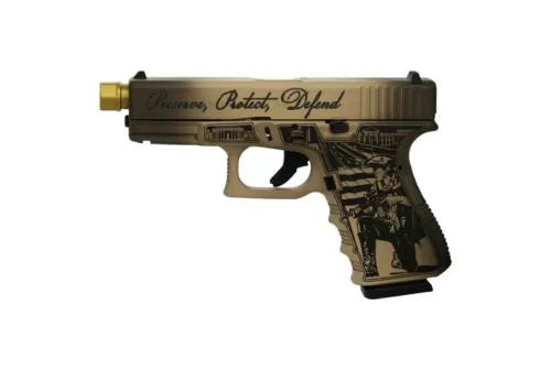 Glock 19 Gen 3 Constitution 9mm Pistol, Laser Engraved - PI19502CS