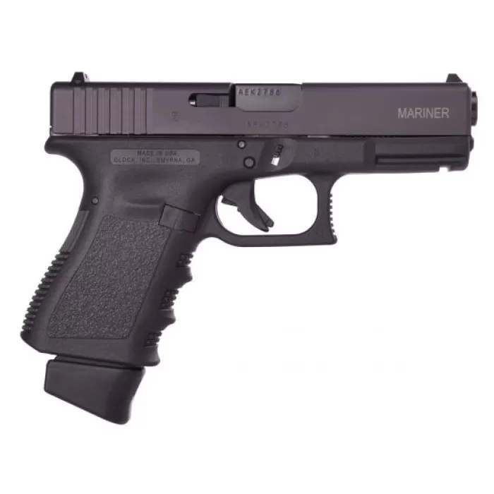 Glock 19 Gen 3 Mariner 9mm Pistol, Black - EI19552006 Glock 19 Gen 3 Mariner 9mm Pistol, Black - EI19552006