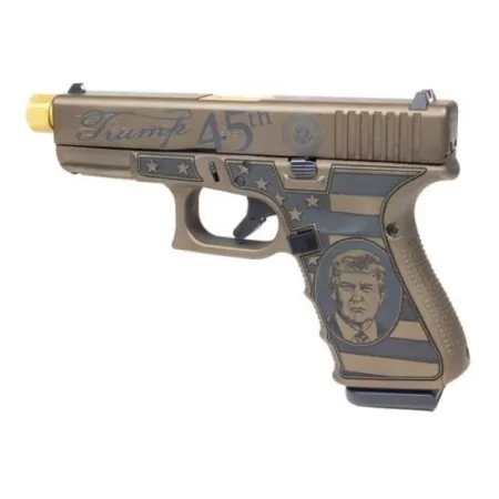 Glock 19 Gen3 Bronze 9mm 4.6" Barrel 15-Rounds Trump Edition