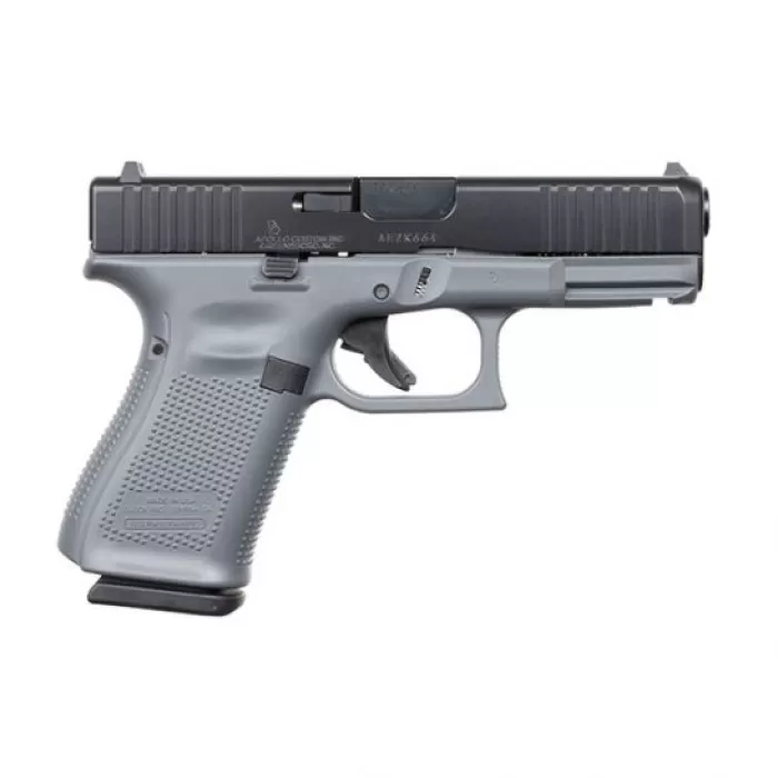 Glock 19 Gen 5 9mm Pistol, Gray/Black - ACG-57029 Glock 19 Gen 5 9mm Pistol, Gray/Black - ACG-57029