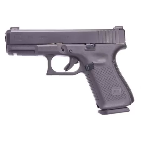 Glock 19 Gen 5 9mm Pistol With Ameriglo Agent Sights, Black - GLPM1950333