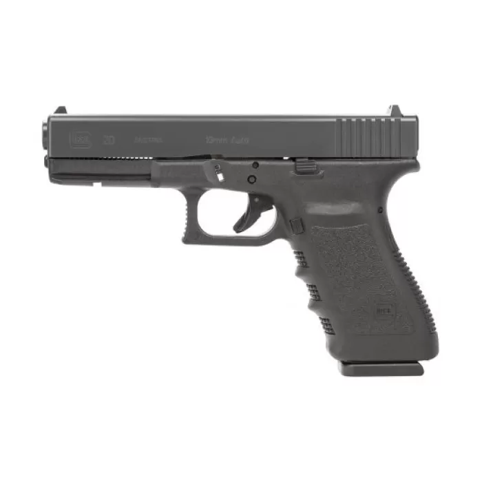Glock 20 Gen 3 SF 10 Round 10mm Pistol, Black - PF2050201 Glock 20 Gen 3 SF 10 Round 10mm Pistol, Black - PF2050201