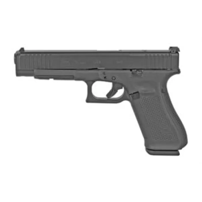 Glock Ur34555mosfs G34 Gen 5 Mos Rebuilt 9Mm Luger 5.31" 17+1 Black Polymer Frame Black Steel Slide With Front Serrations & Mos Cut Slide Black Rough Texture Interchangeable Backstrap Grip Adj Sights Glock Ur34555mosfs G34 Gen 5 Mos Rebuilt 9Mm Luger 5.31" 17+1 Black Polymer Frame Black Steel Slide With Front Serrations & Mos Cut Slide Black Rough Texture Interchangeable Backstrap Grip Adj Sights