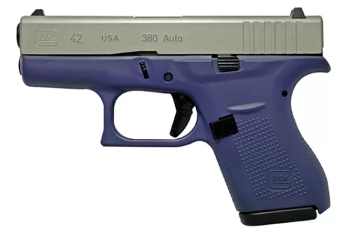 Glock 42 380Acp Purple/Silver 6 UI4250201PURPLE