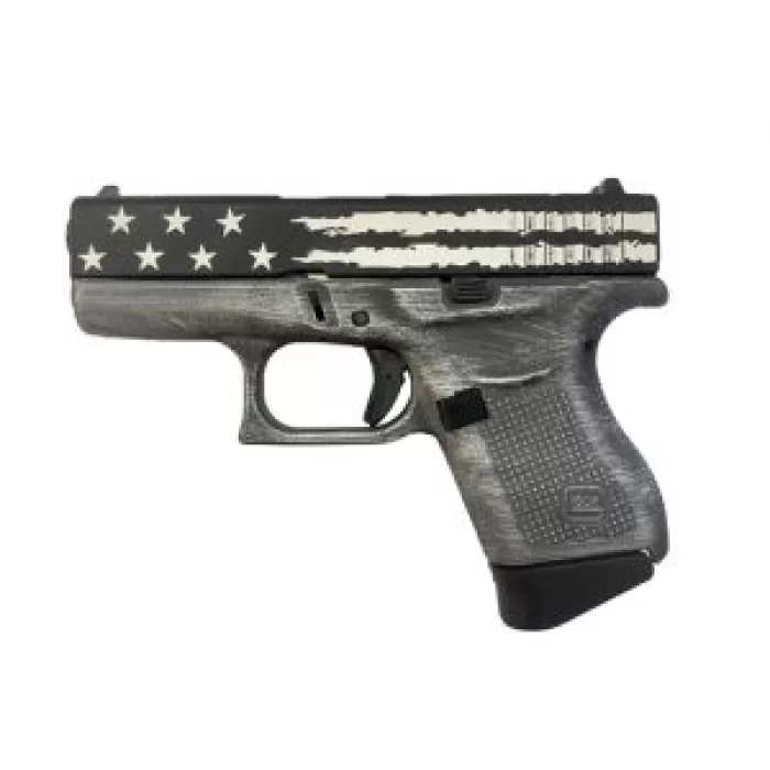 Glock 43 9Mm Black Flag UI4350204DBF Glock 43 9Mm Black Flag UI4350204DBF