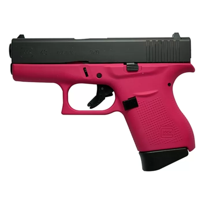 Glock 43 9Mm Pink/Blk FS 6Rd PI4350201TPINK/BLK