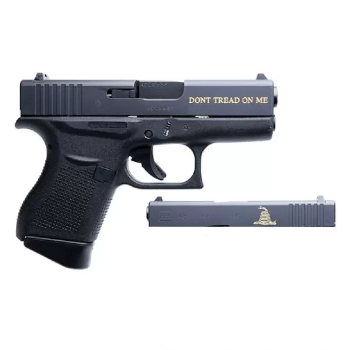 Glock 43 Gadsden 9mm Pistol, Black - DAV-12401 Glock 43 Gadsden 9mm Pistol, Black - DAV-12401