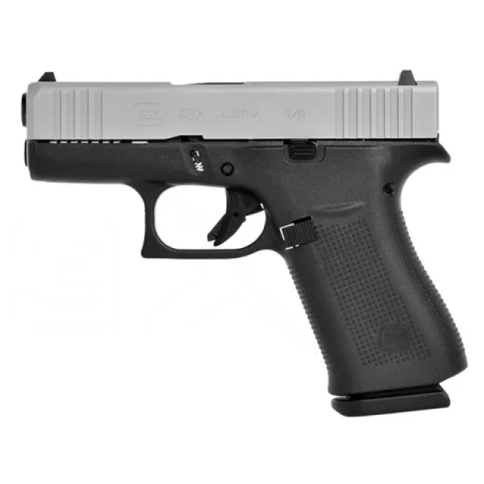 Glock 43X 9mm Subcompact Pistol, Two Tone - PX435SL201 Glock 43X 9mm Subcompact Pistol, Two Tone - PX435SL201