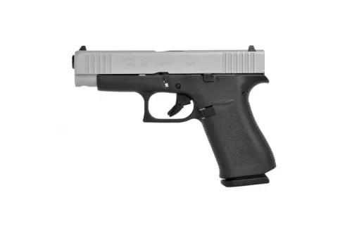 Glock 48 9mm Compact Pistol with Ameriglo Night Sights, Two Tone - PA485Sl301AB