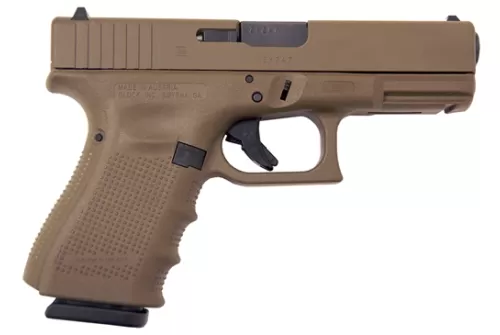 Glock G19 G4 Full Fde 9Mm 15+1 FS PG1950204D 764503911361