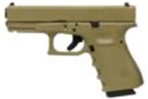Glock Gen 3 19 Handgun 9mm Luger 10rd Magazine 4.02" Barrel FDE Slide and Grip