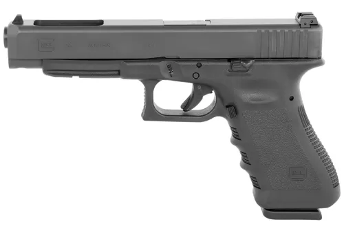 Glock 34 Gen3 AUS 9mm, 5.31" Barrel, Adjustable Sights, Black, 17rd