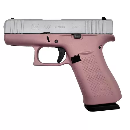 Glock 43X 9mm Luger 3.41in Champagne Cerakote Pistol - 10+1 Rounds