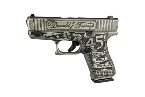 Glock 43x Custom "Trump" 9mm, 3.41" Barrel, 10rd