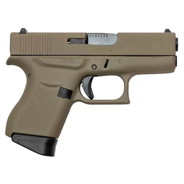 Glock Ui4350201ckf G43 Subcompact 9Mm Luger Double Glock Ui4350201ckf G43 Subcompact 9Mm Luger Double