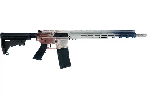 Great Lakes Firearms & Ammo AR-15 5.56 NATO 16" 30Rd Battleworn Freedom Light Cerakote Finish SS Barrel