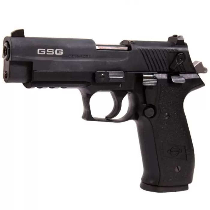 GSG Firefly .22LR 4u201d Barrel Pistol, Black - GERG2210FF