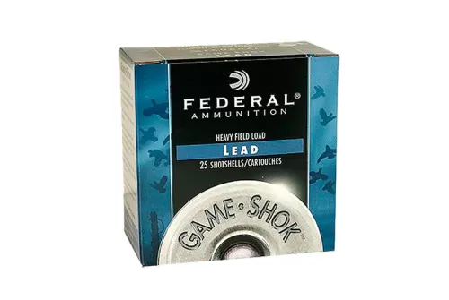 Federal, Game Load Upland Heavy Field, 12 Gauge, 2.75", #6, 3 1/4 Dram, 1 1/4 oz, Shot, 25 Round Box