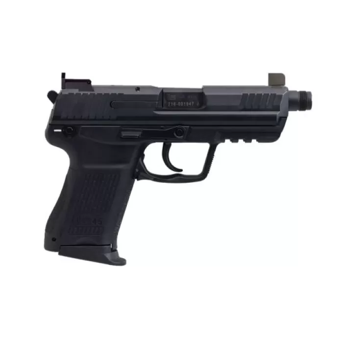 H&K HK45 Compact Tactical V7 LEM DAO TB .45 ACP Pistol, Black - 81000024 H&K HK45 Compact Tactical V7 LEM DAO TB .45 ACP Pistol, Black - 81000024