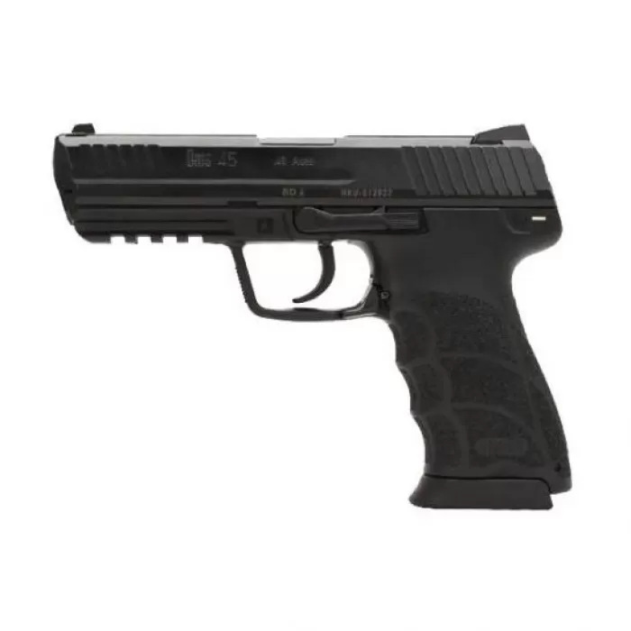 H&K HK45 V7 LEM DAO .45 ACP Pistol With 2 Magazines, Black - 81000028 H&K HK45 V7 LEM DAO .45 ACP Pistol With 2 Magazines, Black - 81000028
