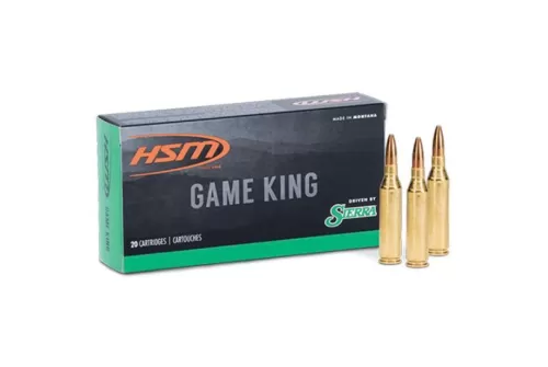 HSM GameKing Rifle Ammunition 7mm WSM 160gr SP 20/ct