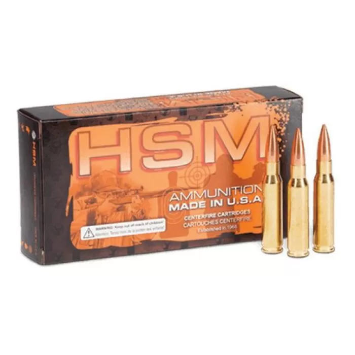 HSM Lead Free TSX Rifle Ammunition .325 WSM 180gr Solid 2900 fps 20/ct HSM Lead Free TSX Rifle Ammunition .325 WSM 180gr Solid 2900 fps 20/ct