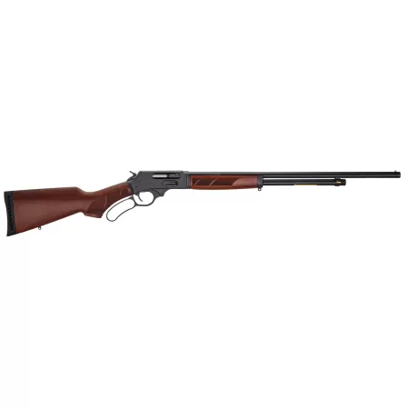 Henry H018G410 Lever Side Gate 410 Gauge 24" 6+1 2.5" Blued American Walnut Right Hand