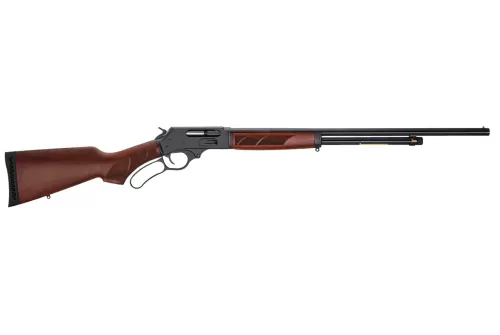 Henry H018G410 Lever Side Gate 410 Gauge 24" 6+1 2.5" Blued American Walnut Right Hand