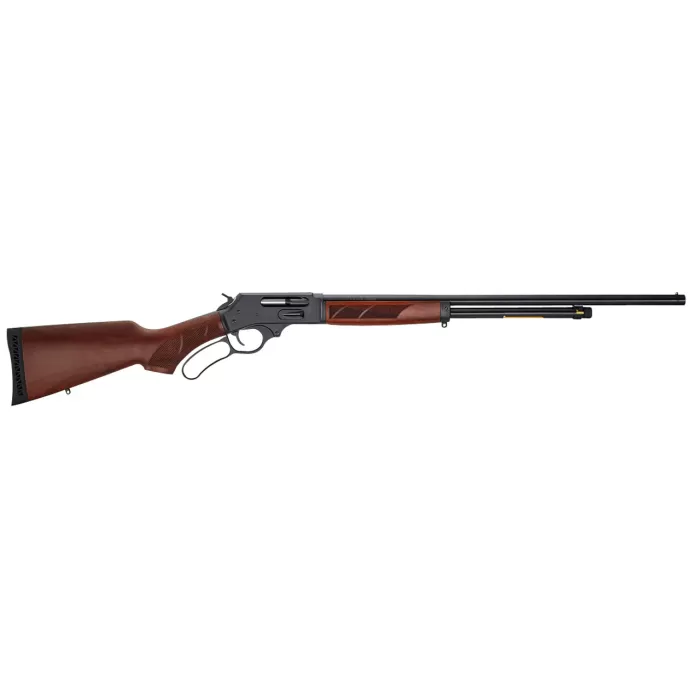 Henry H018G410 Lever Side Gate 410 Gauge 24" 6+1 2.5" Blued American Walnut Right Hand