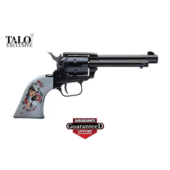 Heritage Rough Rider Miss B. Hav'in 22 Long Rifle 4in Blued Revolver - 6 Rounds Heritage Rough Rider Miss B. Hav'in 22 Long Rifle 4in Blued Revolver - 6 Rounds