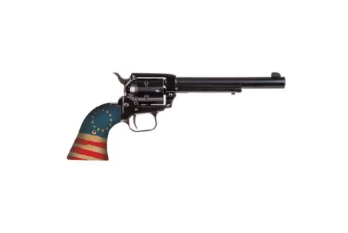 Heritage Rough Rider 4.75" .22 LR Revolver, 1776 Flag - RR22B4WBRN35