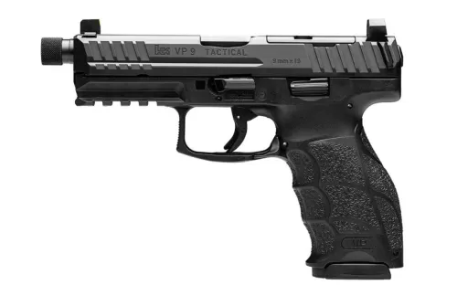Hk Vp9 Tactical Optics Ready 9mm 4.70" Threaded 2 17rd Blk