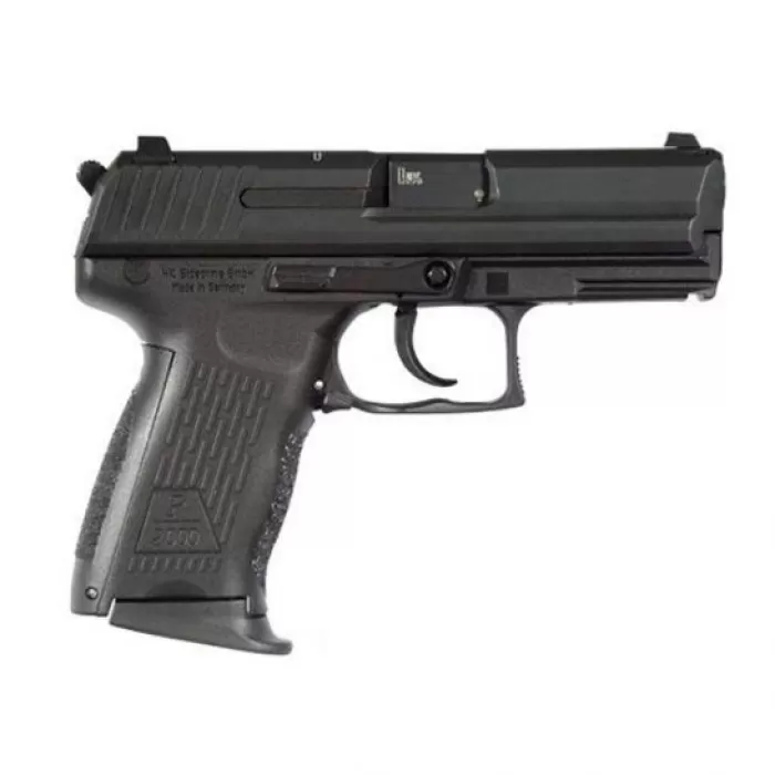 HK P2000 V3 DA/SA Rear Decocker 9mm Pistol, Black - 81000041