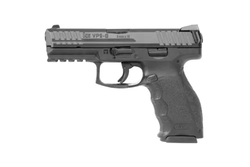 HK VP9-B 9mm Pistol With Night Sights, Black - 81000286