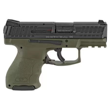 HK VP9SK 9mm Pistol, OD Green/Black - 81000647