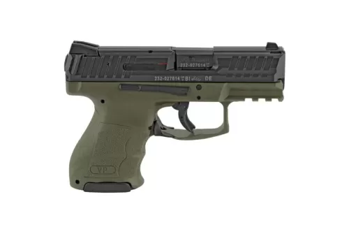 HK VP9SK 9mm Pistol, OD Green/Black - 81000647