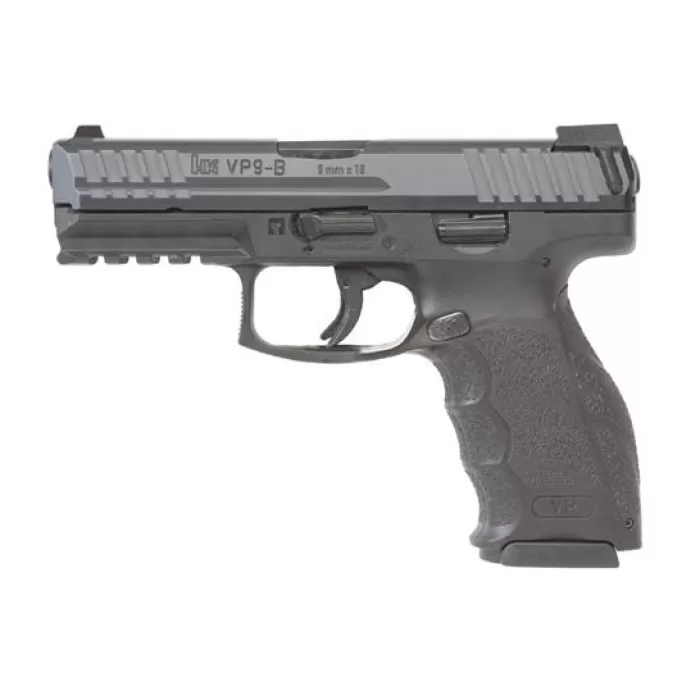 Heckler &Amp; Koch Heckler &Amp; Koch Vp9-B, 9Mm, 4.09" Barrel, 3-Dot Luminous Sights, Black, (2) 17-Rd, Side Mag Release 81000261 Heckler &Amp; Koch Heckler &Amp; Koch Vp9-B, 9Mm, 4.09" Barrel, 3-Dot Luminous Sights, Black, (2) 17-Rd, Side Mag Release 81000261