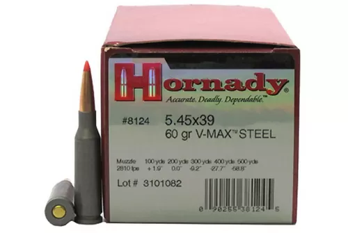 HORNADAY 5.45X39 60GR V-MAX STEEL 300 Rd Bulk - Dirty Bird Industries