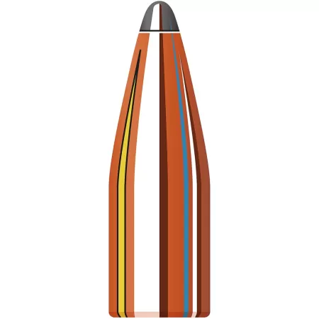 HORNADY 22 Cal .224 55Gr SPSX 100Rd Box Bullets (2260)